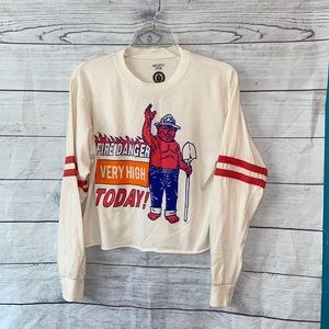 🌸Mighty fine smoky the best crop top size M